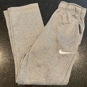 Nike Boys Sweats joggers gray size large